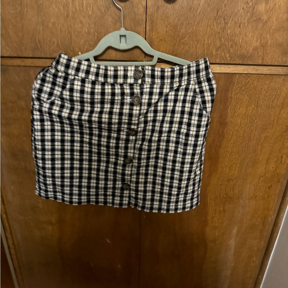 Checkered Skirt